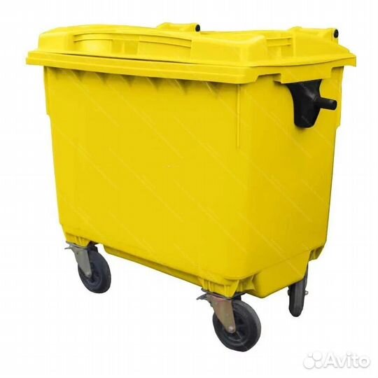 Пластиковый мусорный контейнер 660л-5734