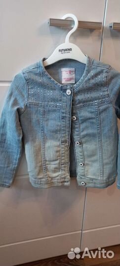 Джинсовая рубашка для девочки