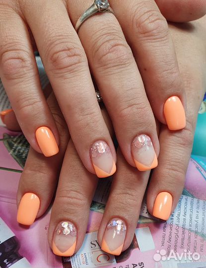 Маникюр комплекс с покрытием