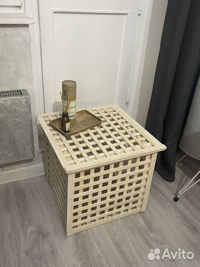 Стол-сундук из сосны + сумка Икеа Герснюгг