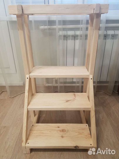 Детская башня/стул помощника Монтессори/лестница