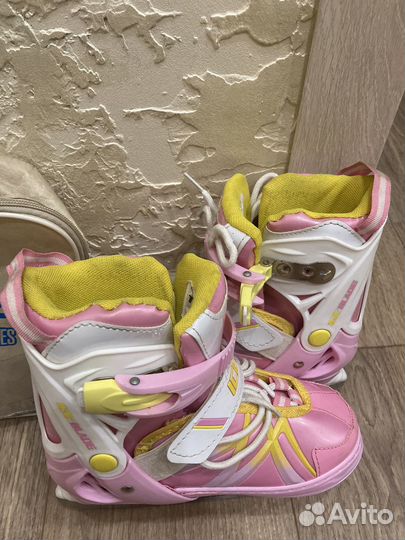 Коньки детские раздвижные 30-33 р