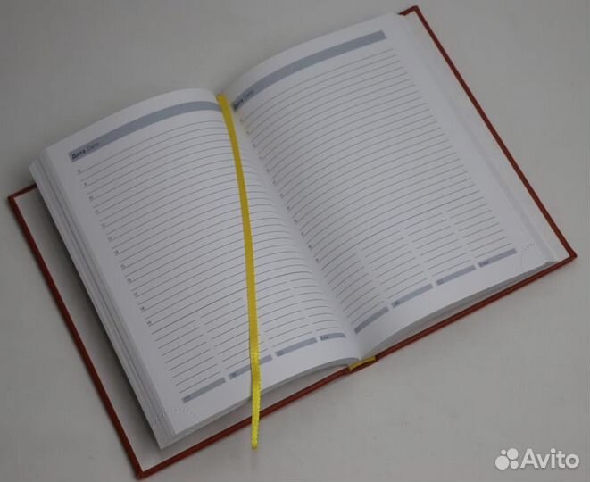 Ежедневник красный