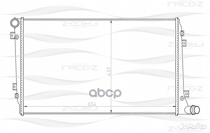 Радиатор KK0212 free-Z