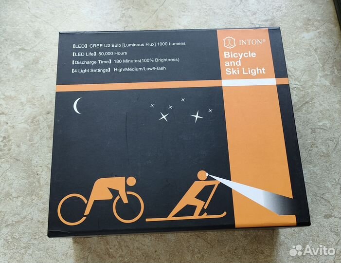 Вело Фонарь Фара Inton Nb-03 и задний фонарь