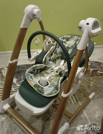 Электрокачели стульчик шезлонг 3 в 1