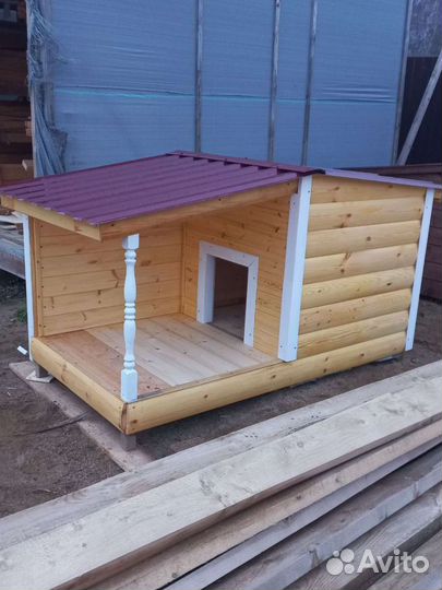 Будка для собак. утеплённые