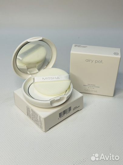 Пудра матирующая от блеска Missha Airy Pot