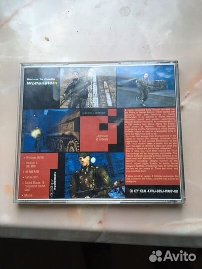 Cd return to castle wolfenstein