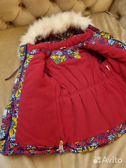 Костюм зимний тёплый непромокаемый 116р как новый