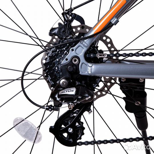 Велосипед TechTeam Attack 26*15 Fat оранжевый