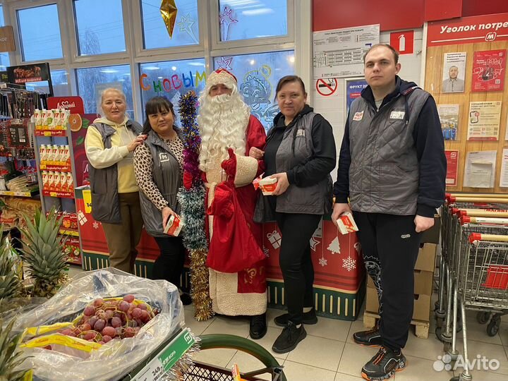 Поздравление Белый Мишка, ростовые куклы. Панда