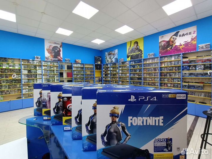 Игровые приставки ps4 слим, фат в ассортименте