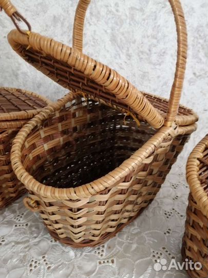 Корзина плетеная для пикника