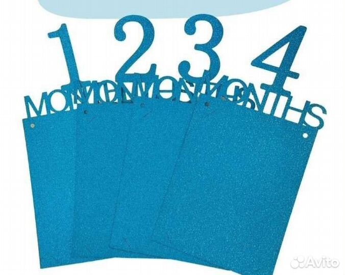 Гирлянда растяжка на 1 годик