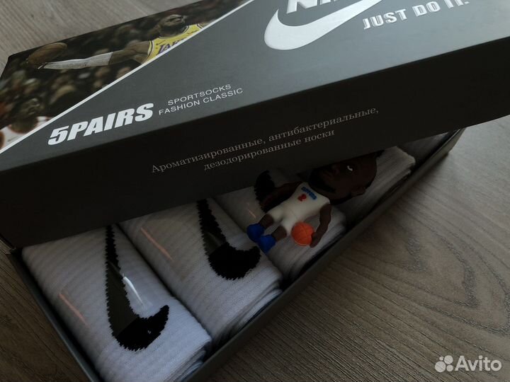 Носки Nike в подарочной коробке