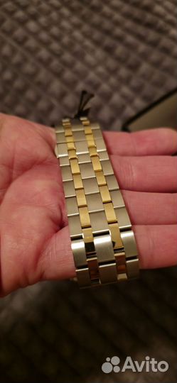 Bulova Men's Quartz Marine Star Silver Gold