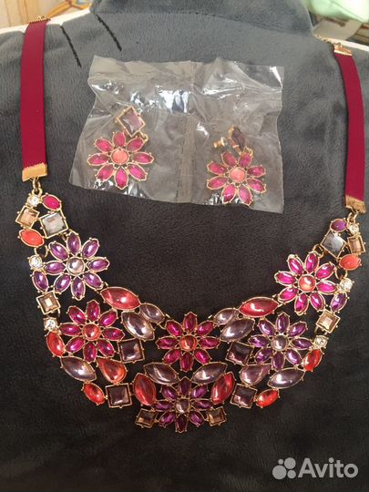 Набор колье и серьги