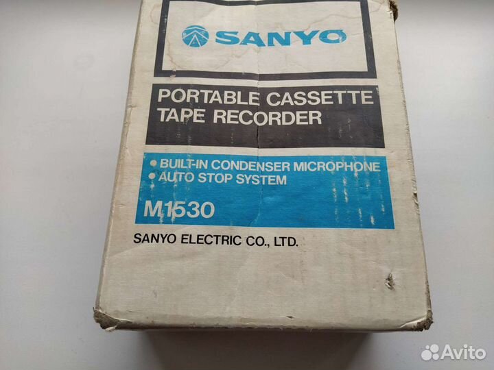 Кассетный магнитофон диктофон Sanyo M1530