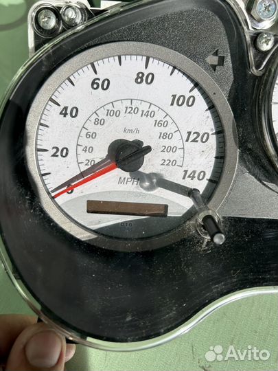 Панель приборов в милях rav 4 xa20