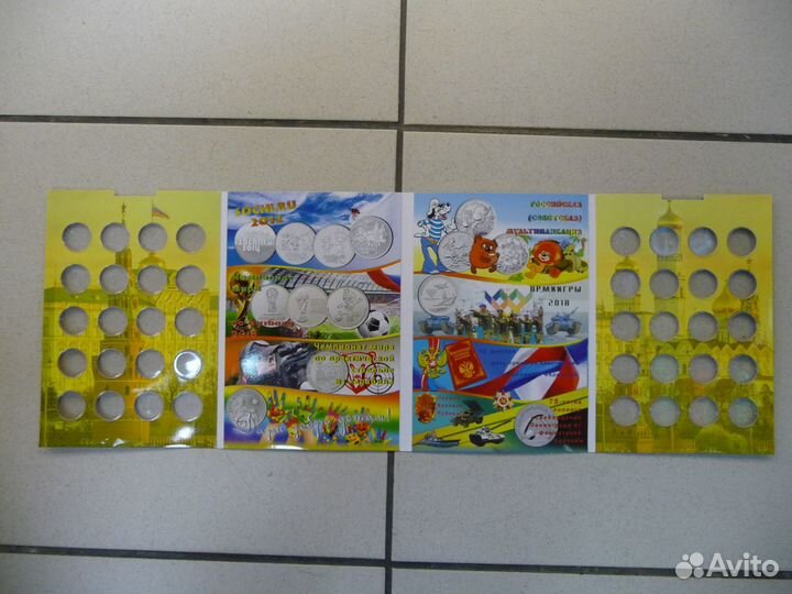 Альбом для монет 25 р блистерный 3 вида