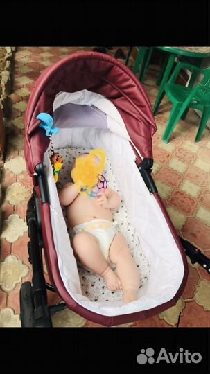 Коляска для новорожденных 2в1