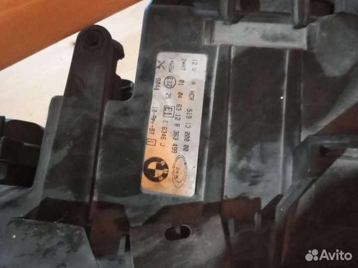 Фара передняя левая bmw e36