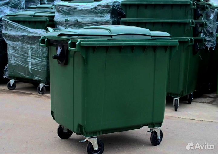 Пластиковый контейнер 1100л, 770л