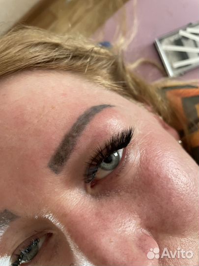 Наращивание ресниц на дому