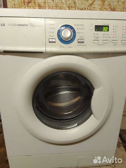 Стиральная машина бу lg 5 кг