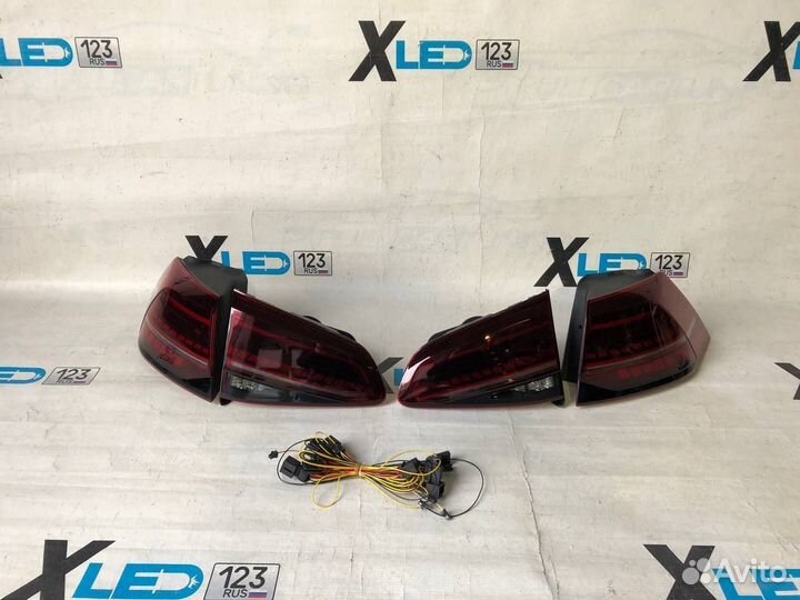 Комплект фонарей Volkswagen Golf 7 LED рестайлинг