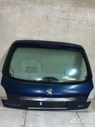Дверь багажника задняя Peugeot 206 хэтчбек 4дв. 1