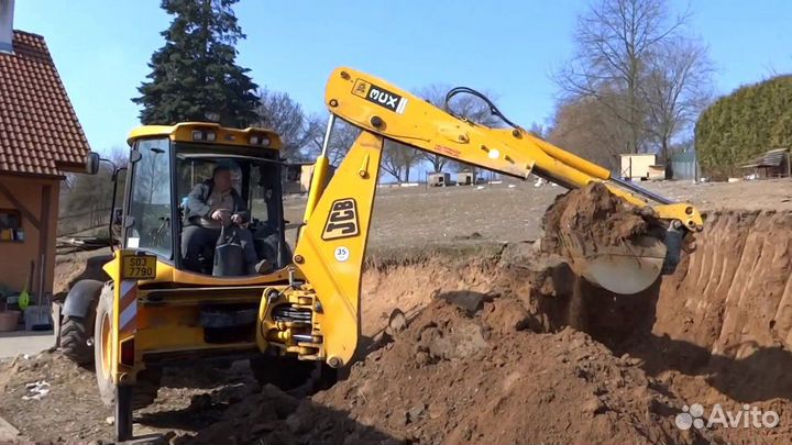Услуги экскаватора погрузчика JCB 3CX