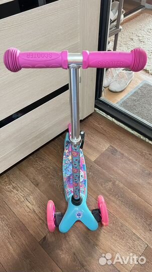 Самокат детский трехколесный бу