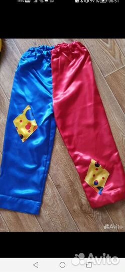 Костюм новогодний скоморох петрушка