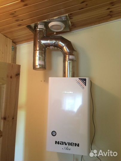 Дымоход для котла Navien / Навьен из нержавейки