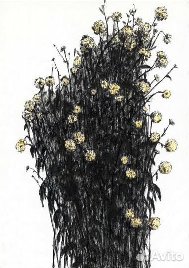 Открытка в рамке на стену