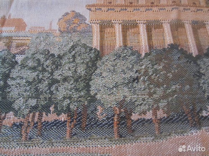 Антикварный гобелен с видом Ленинграда