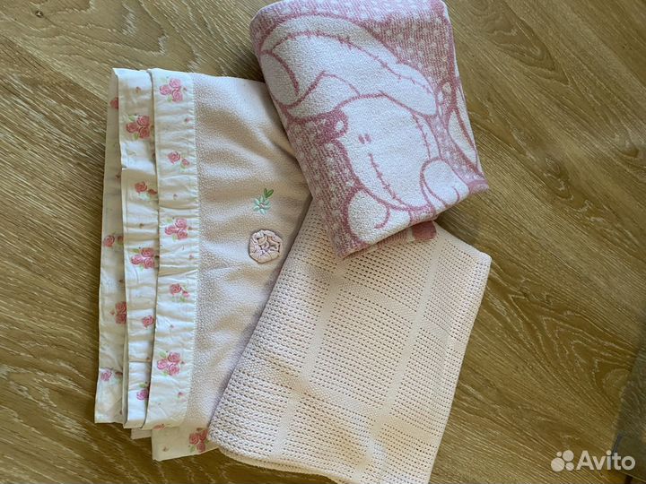 Детское одеяло, покрывало- 3 предмета