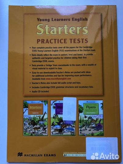 Macmillan exams. Starters. Practice tests