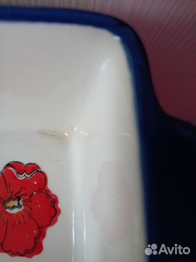 Форма для запекания выпечки керамика 25*8*11см