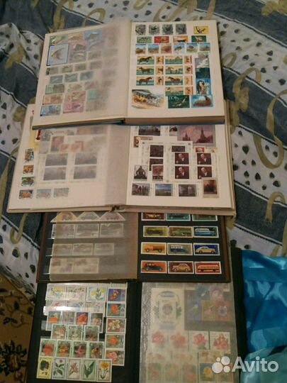 Почтовые марки СССР,Иностранные.Марки в альбомах.О