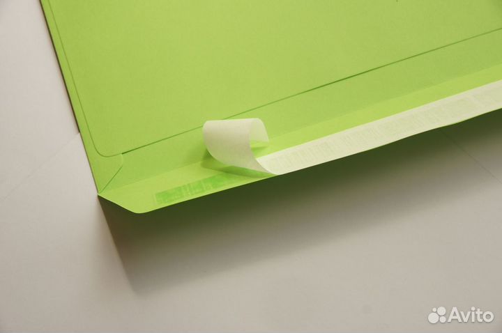 Конверты С4 из цветной бумаги. Вмещают А4