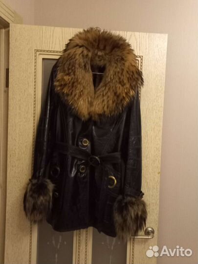 Дубленка натуральная женская 46 48
