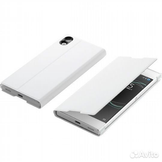 Оригинальный Чехол-книжка Sony Xperia XA1 (Белый)