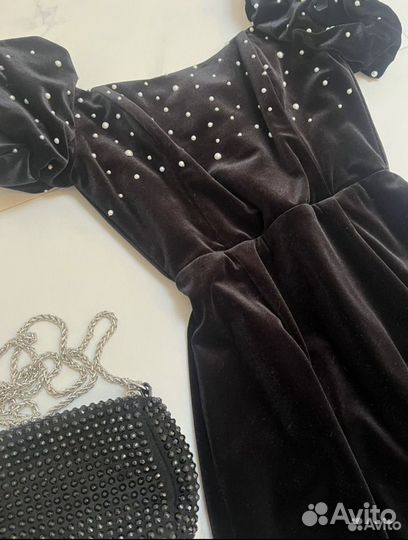 Вечернее платье миди 42 44