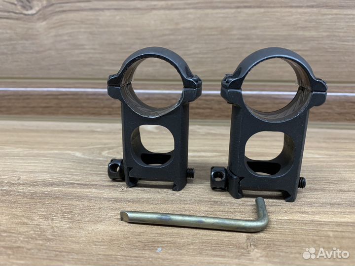 Кольца для оптики. Стальные (Стойки) 25,4х42