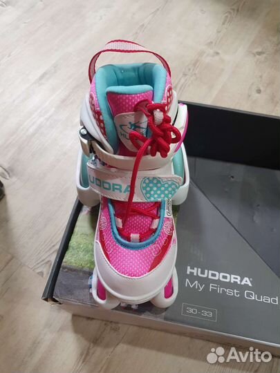 Детские раздвижные ролики-квады 30-33