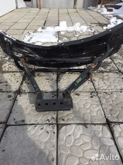 Отвал и навеска на мотоблок для уборки снега
