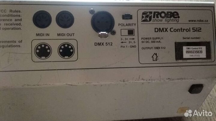 Световой пульт DMX 512 б/у